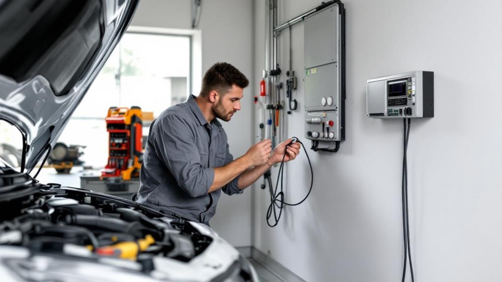 sensors and control module installation