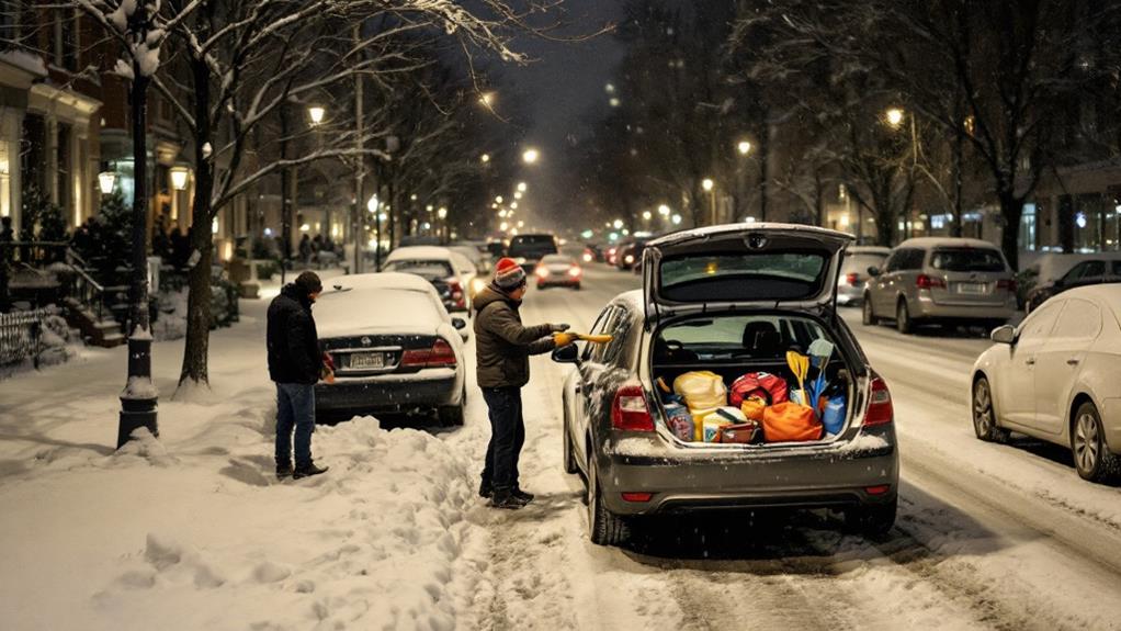 essential winter parking essentials