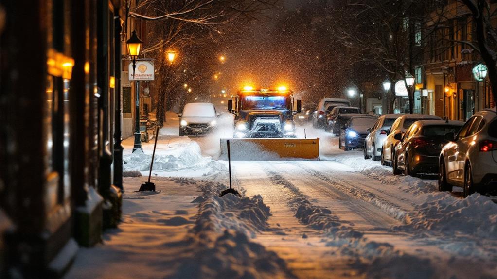 snow cleansing street maintenance