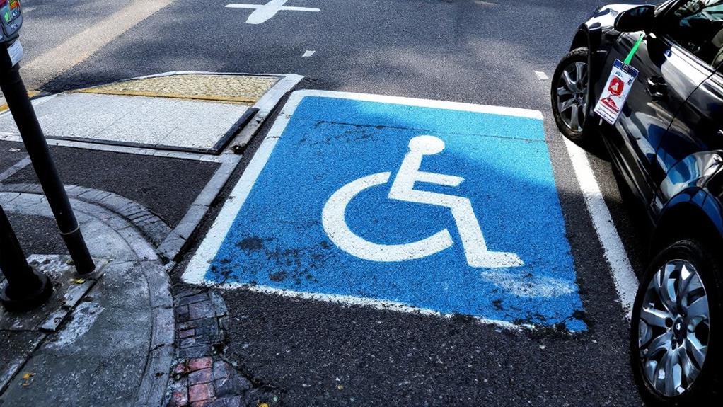 designated spaces for disabled individuals