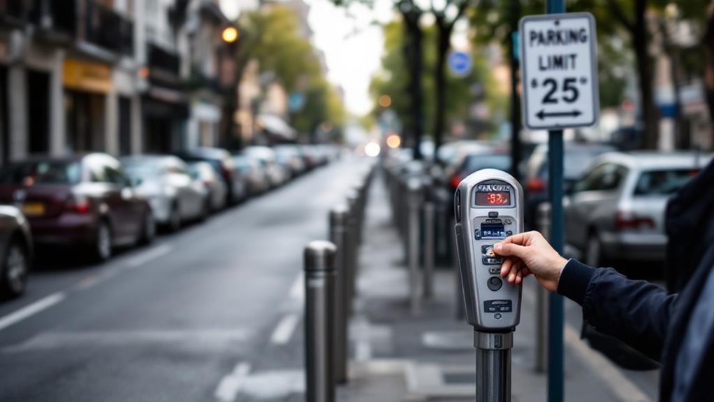 timed metered parking regulations