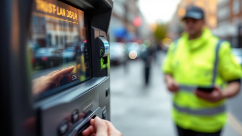 proper parking payment system instructions