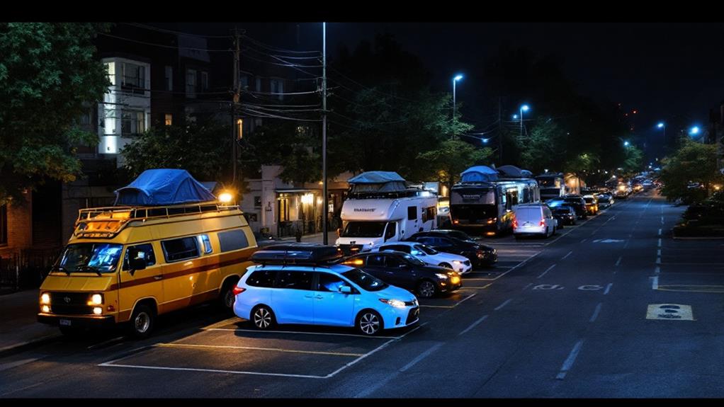 alternative overnight parking options
