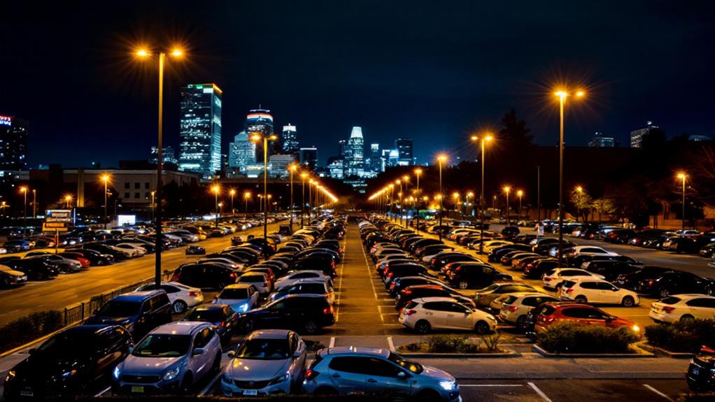 designated overnight parking areas
