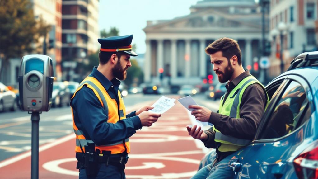 contesting parking ticket resolution procedures