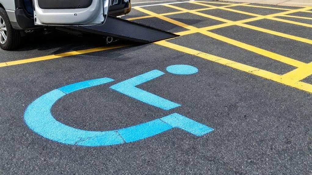 designated areas for passenger dropoff