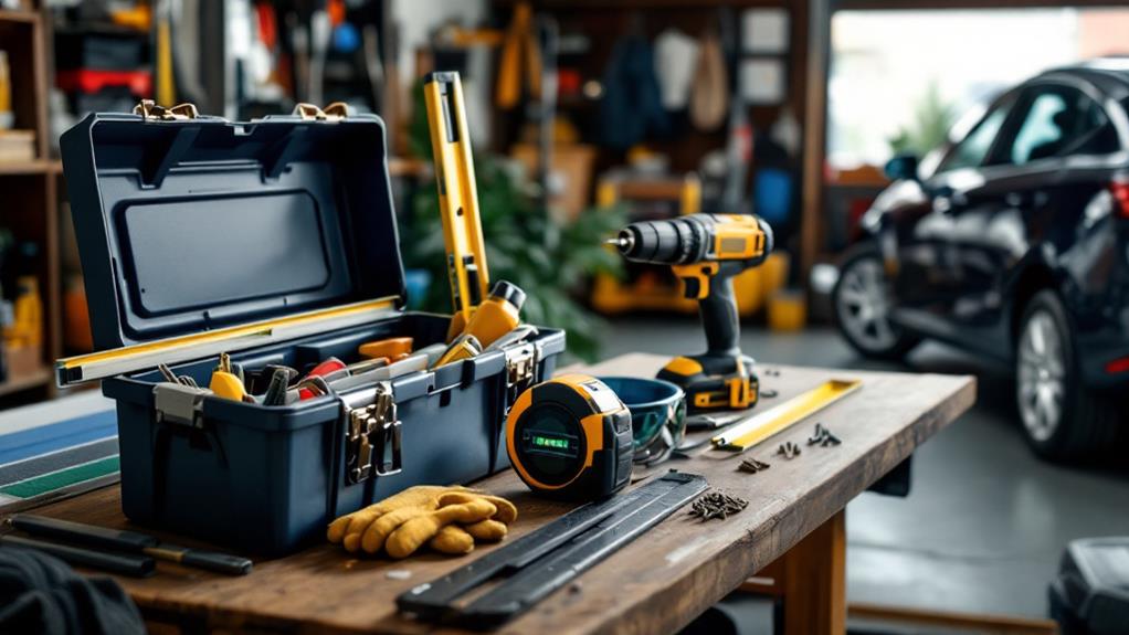 tools and materials gathered