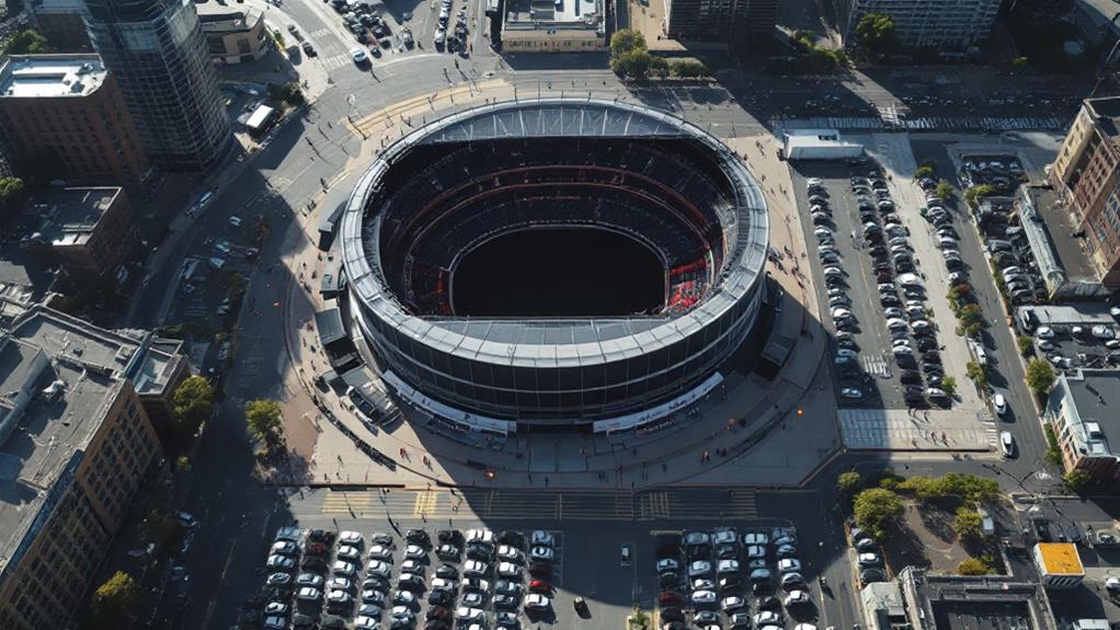 venue size parking requirements