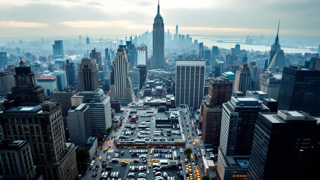 iconic urban landmark s surrounding area