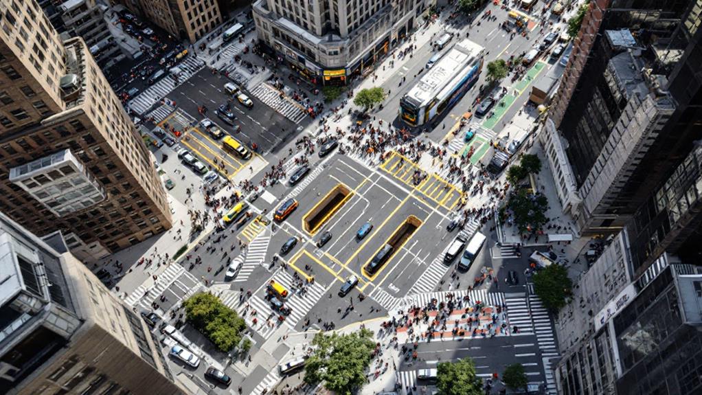 reduce traffic congestion at rockefeller center