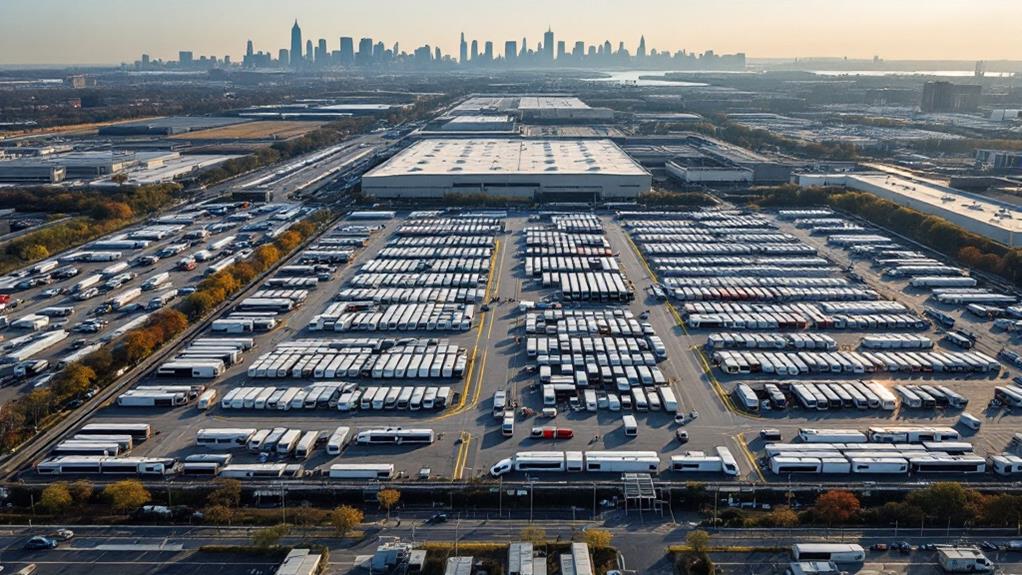 large vehicle parking areas