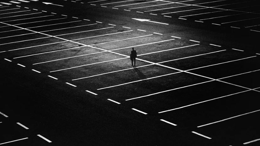 empty parking spaces