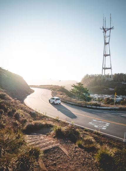 Road, Tower, Trip