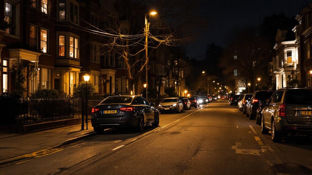 selecting secure parking spaces