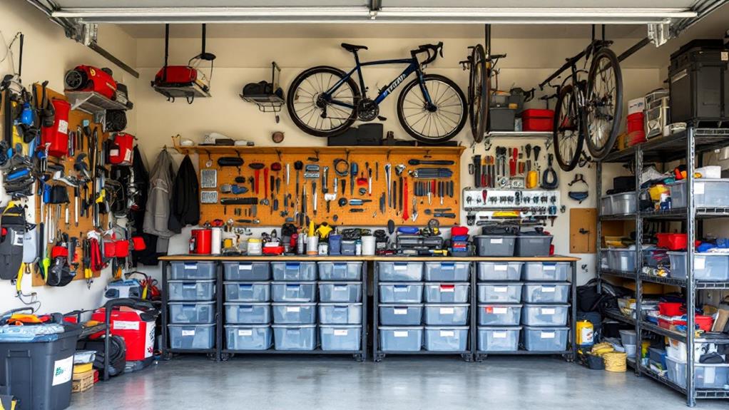 organizational tools and storage racks