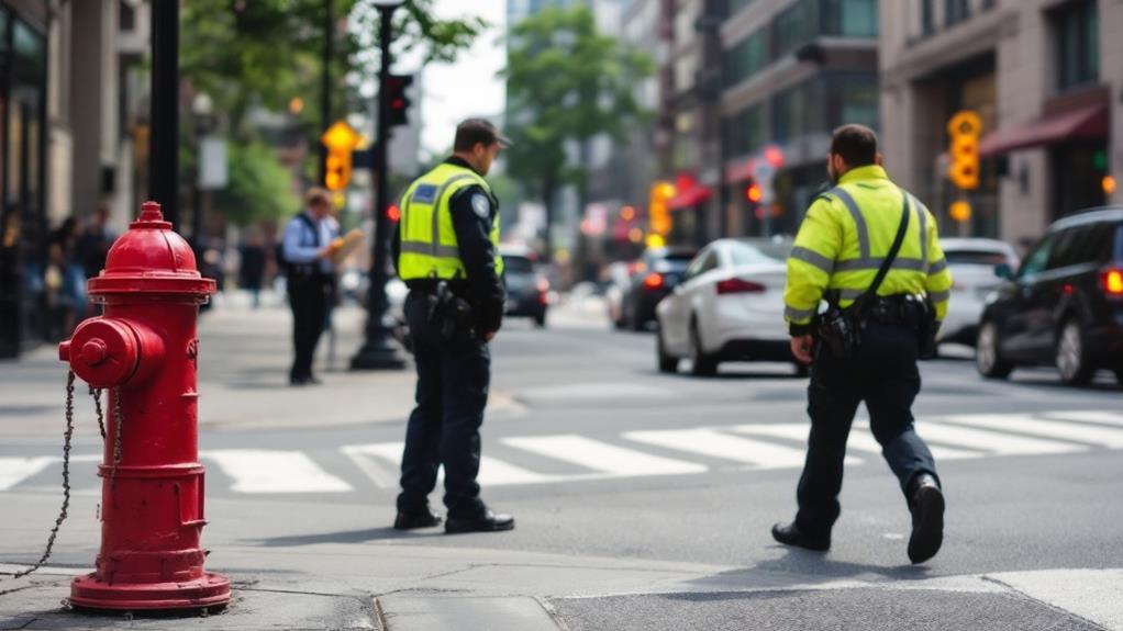 ignoring fire hydrant location guidelines
