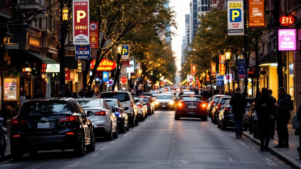 parking rates for specific events