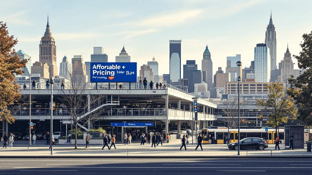 parking spaces for transit commuters